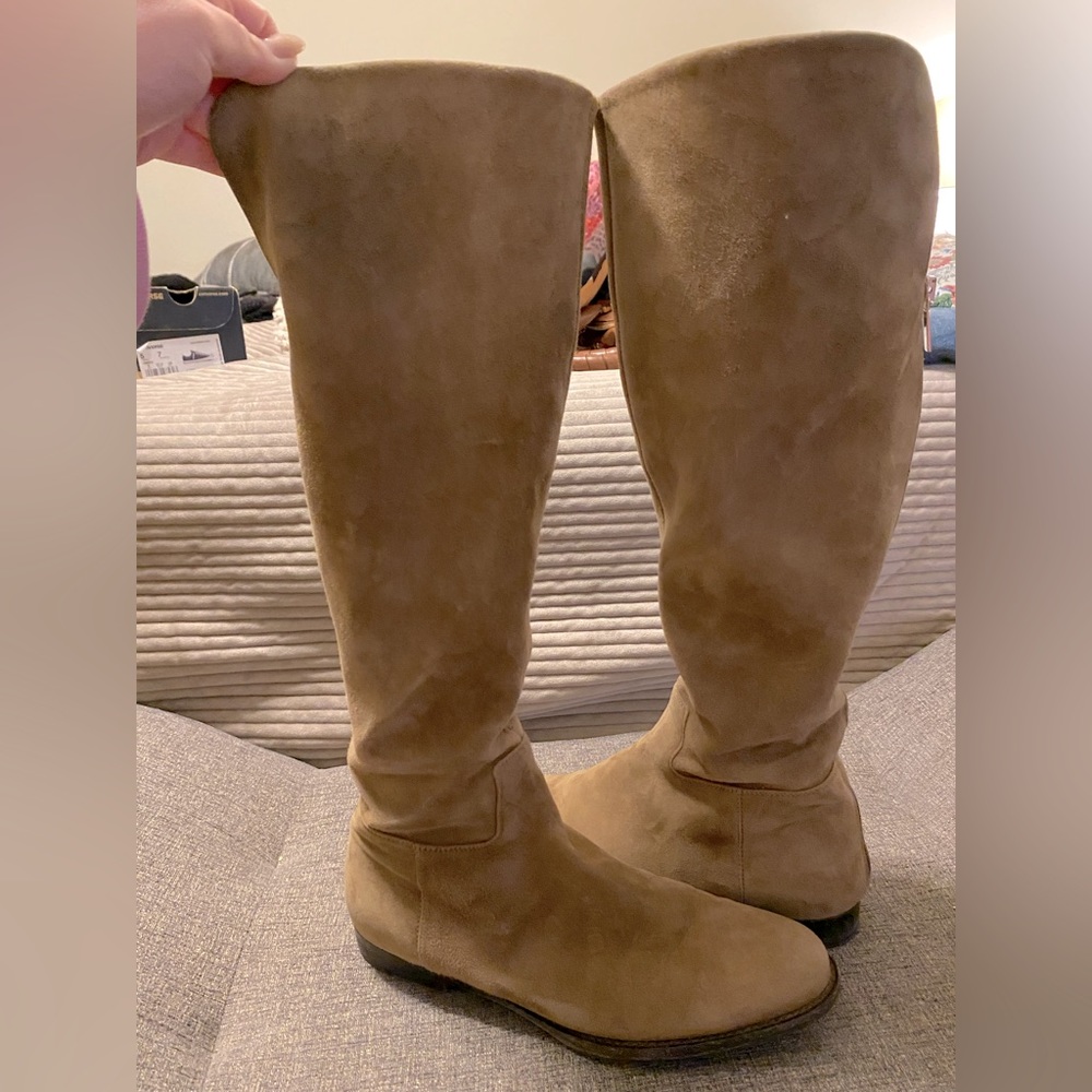 Unützer suede zip up boots